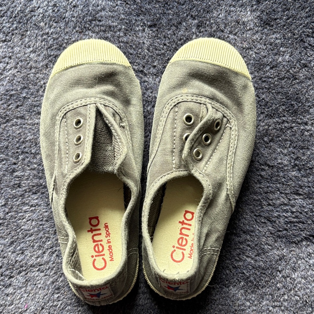 Cienta gray Canvas Slip-Ons size 29